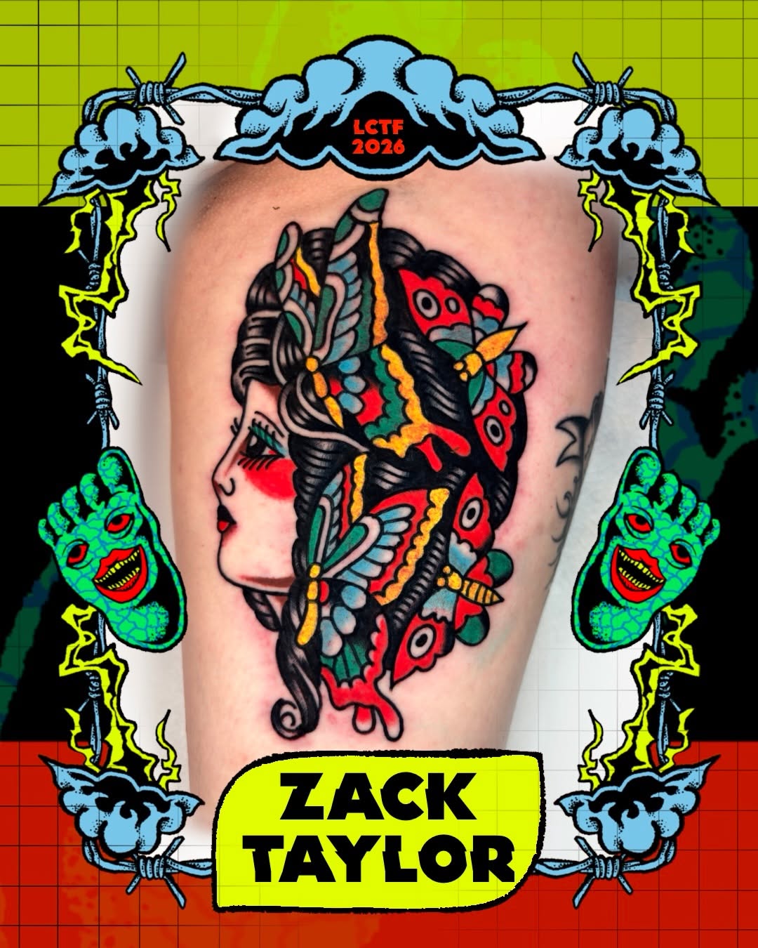 Tattoo by @zacktaylortattoos — neo_traditional, blackwork