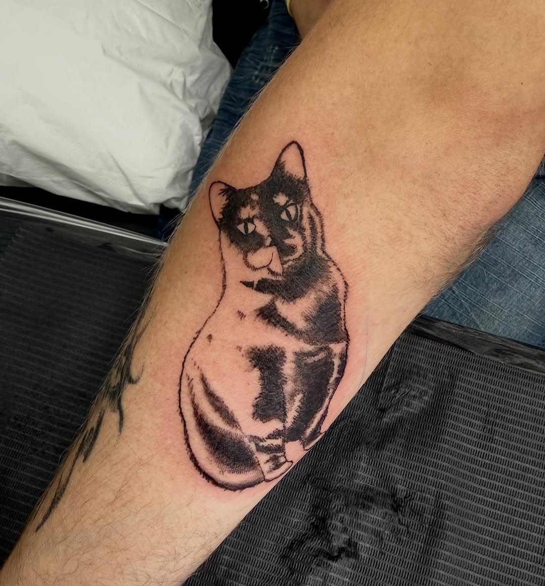 Tattoo by @slicedbyshaylee β realism, black_and_grey