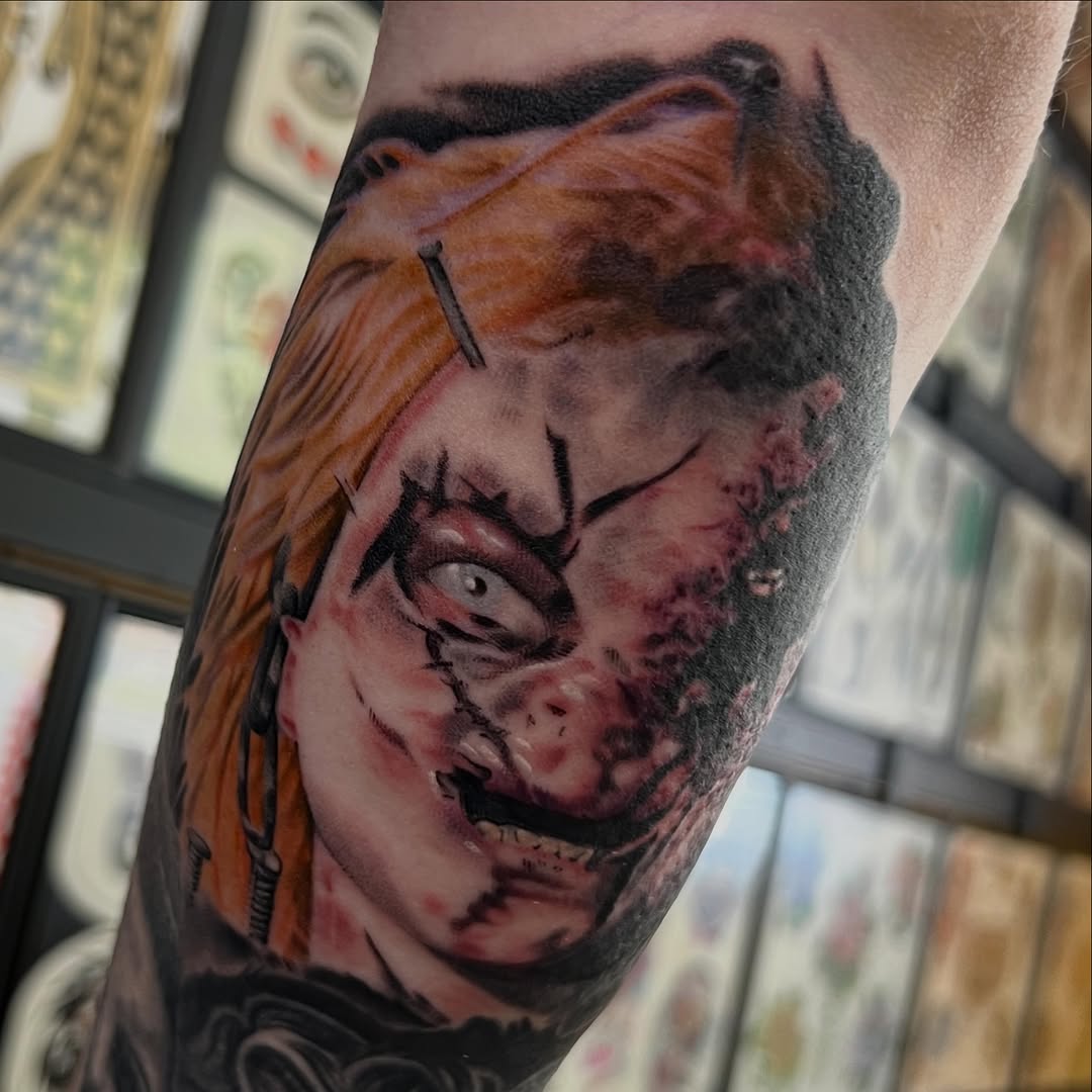 Tattoo by @dqtattoos — realism, dark_realism