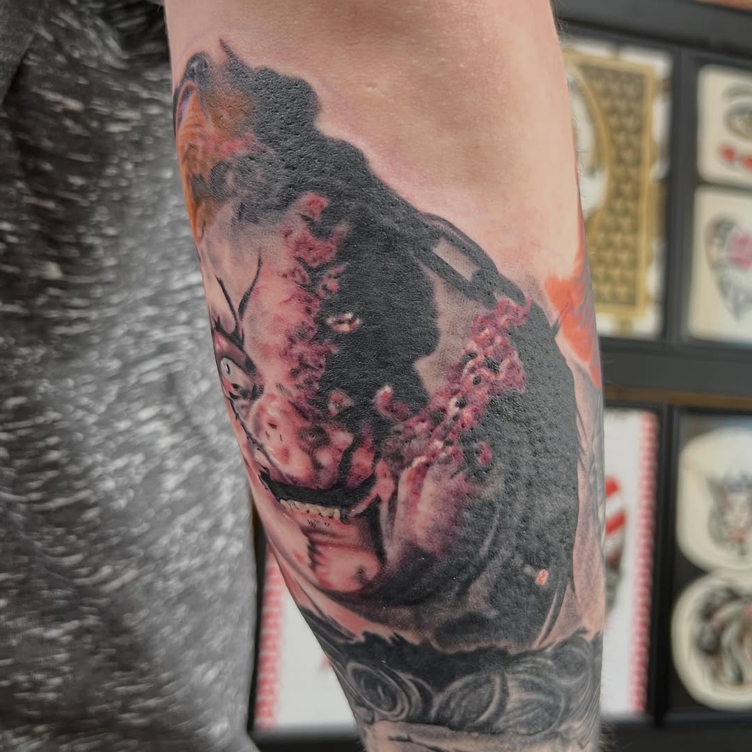 Tattoo by @dqtattoos — realism, dark_realism