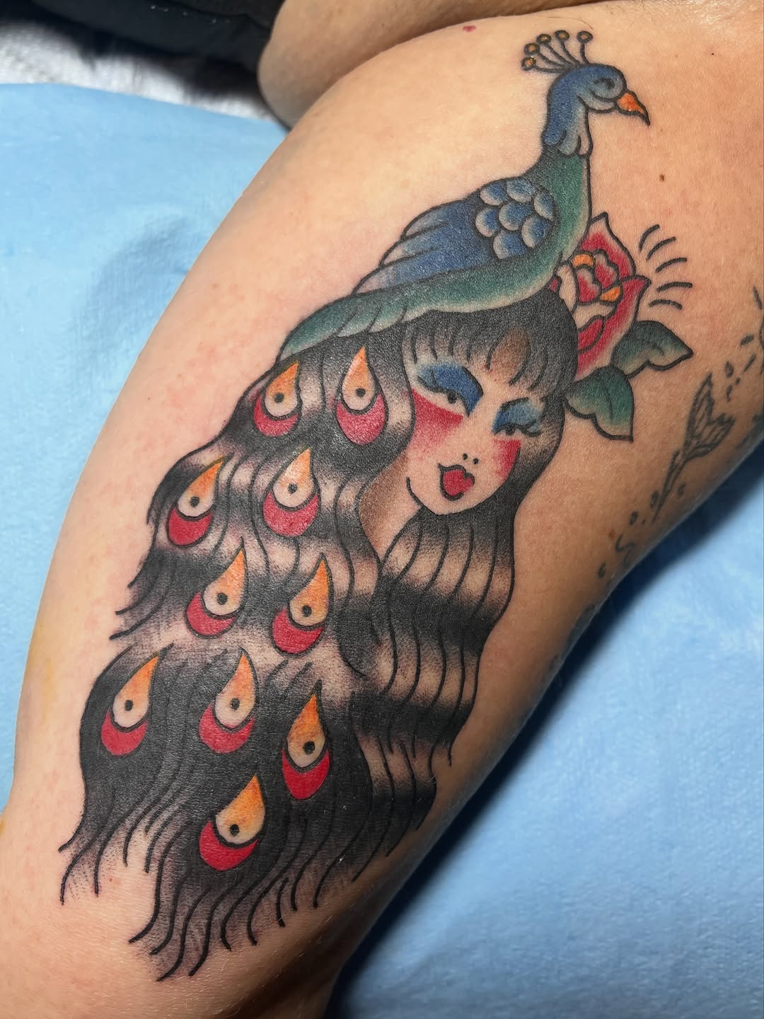 Tattoo by @ingrid_elaine — american_traditional, neo_traditional