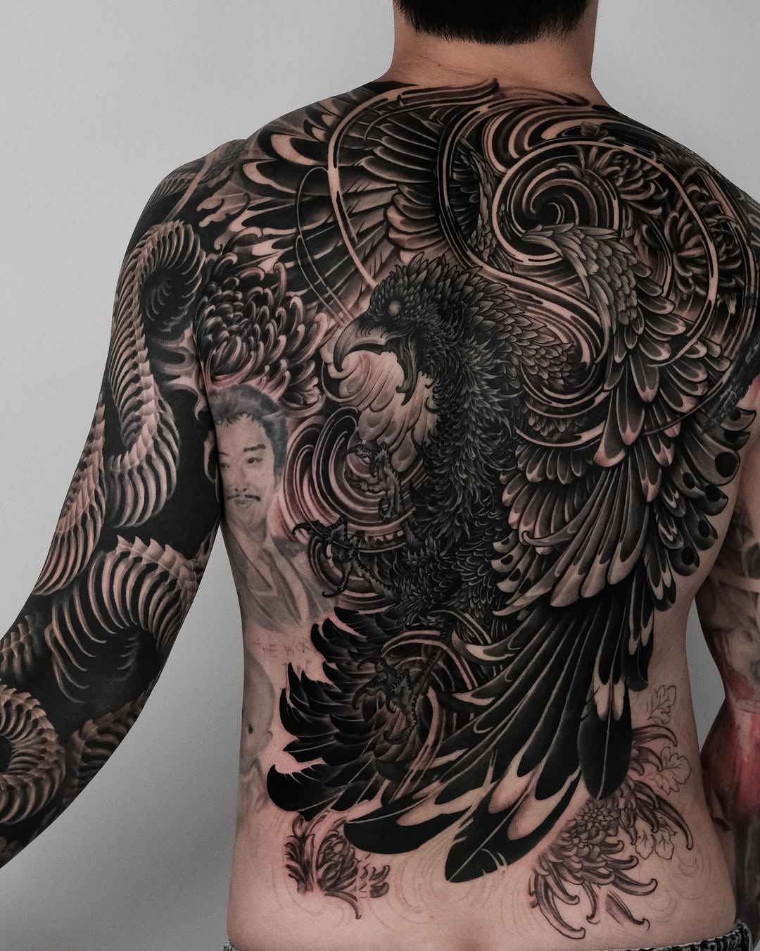 Tattoo by @eugenetattoo — japanese_irezumi, black_and_grey