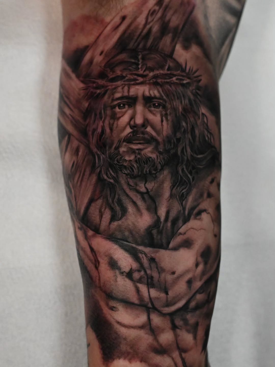 Tattoo by @ironmiketattoos — realism, black_and_grey