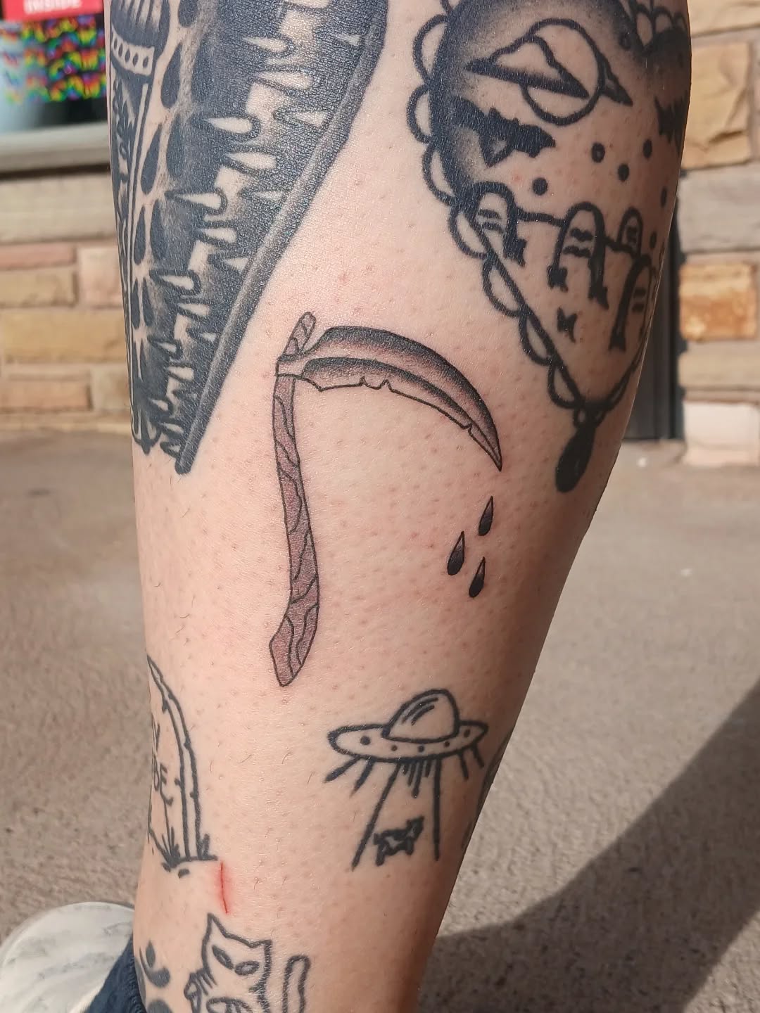 Tattoo by @amberculttattoos — black_and_grey