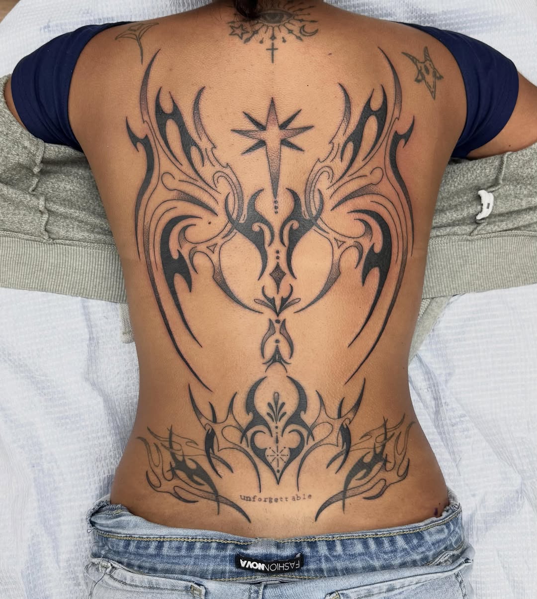 Tattoo by @tattedbycamryn — blackwork, ornamental