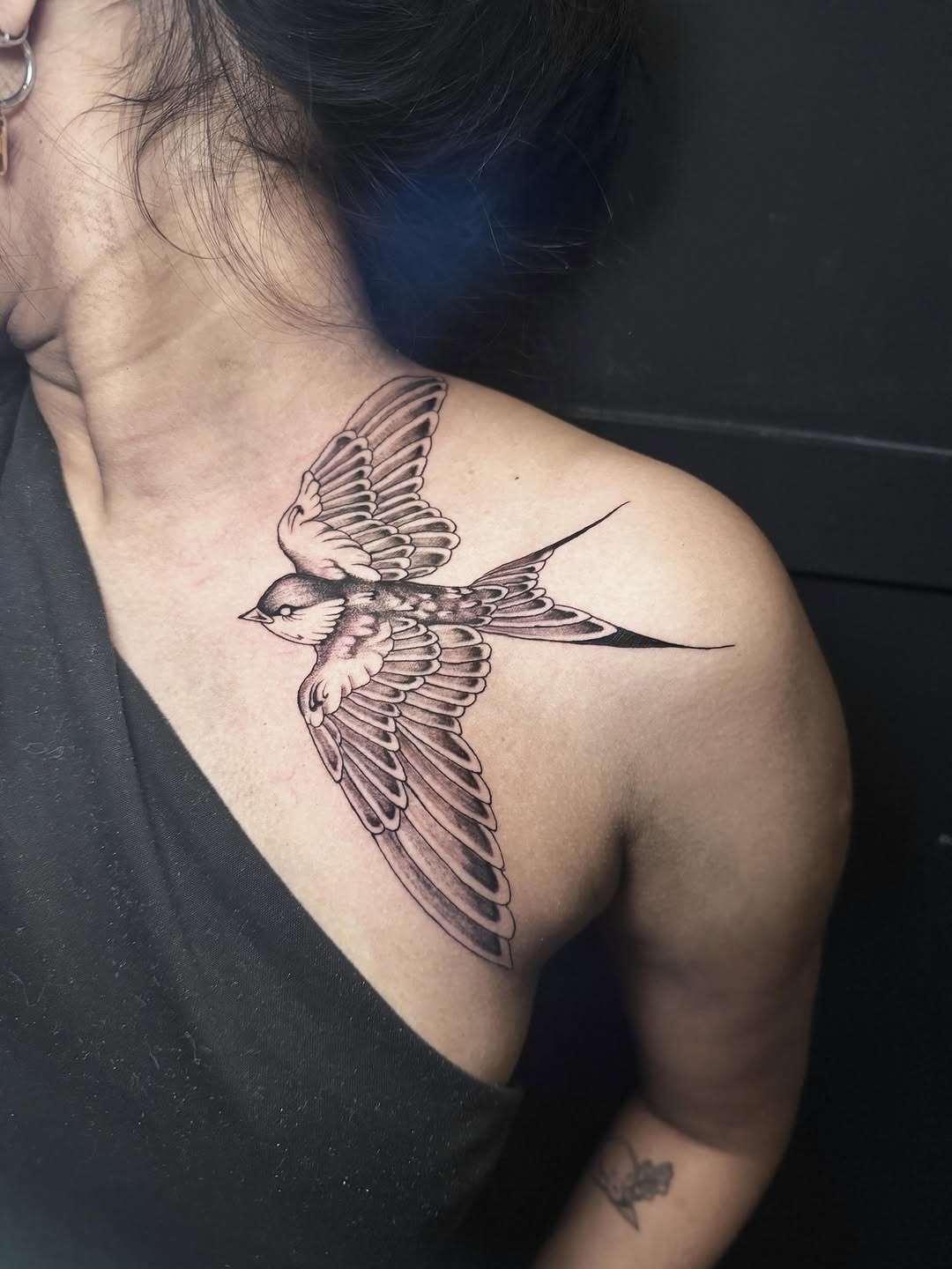 Tattoo by @jess_inks_ — illustrative, black_and_grey