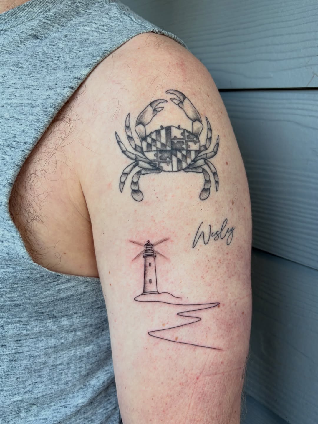 Tattoo by @inkbyhb — fine_line, black_and_grey