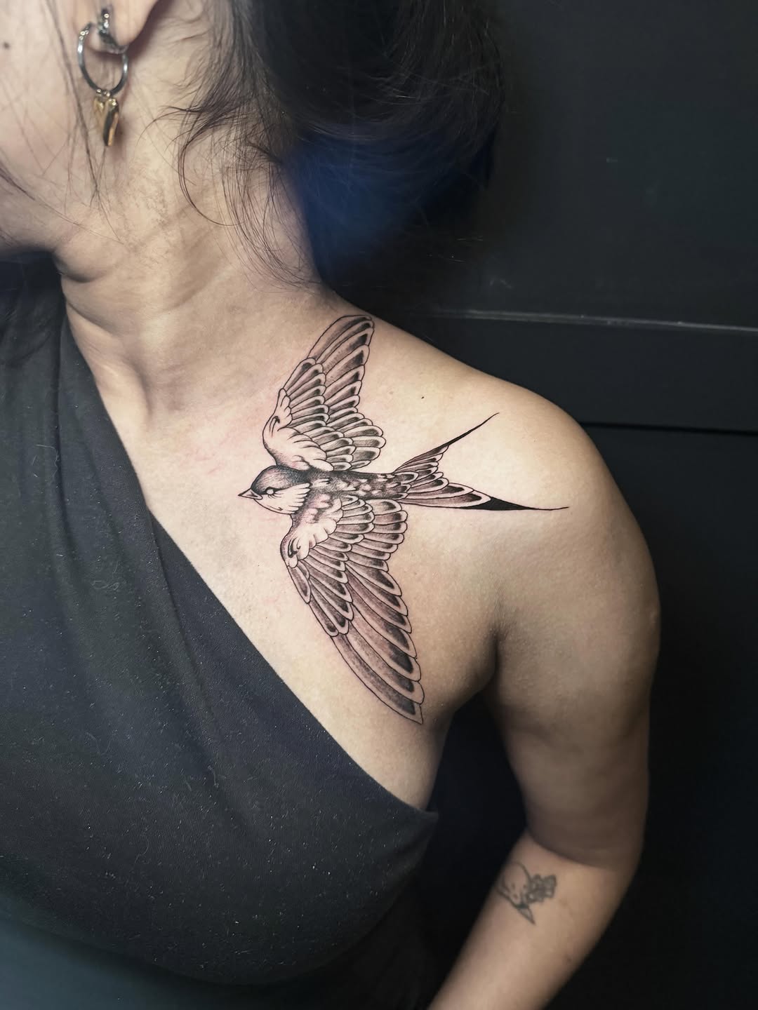 Tattoo by @jess_inks_ — black_and_grey, illustrative