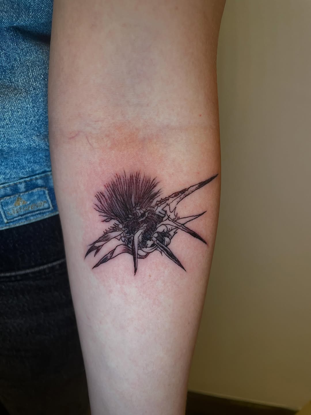 Tattoo by @maul.isk — black_and_grey, realism