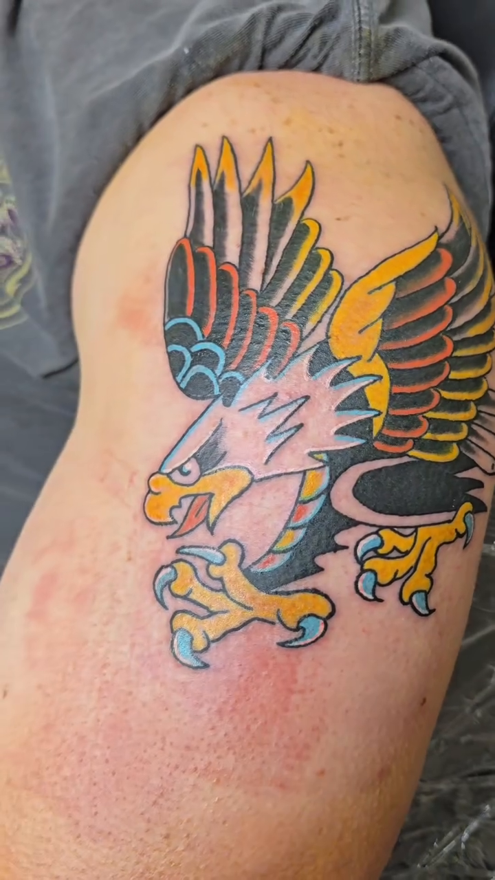 Tattoo by @tattoosbythecaptain — american_traditional, illustrative