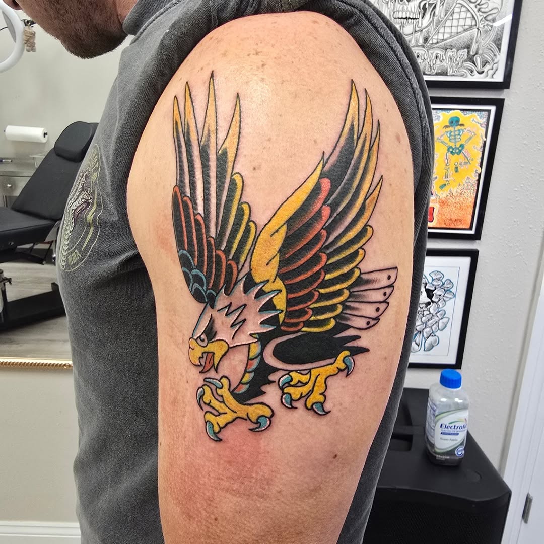 Tattoo by @tattoosbythecaptain — american_traditional, illustrative