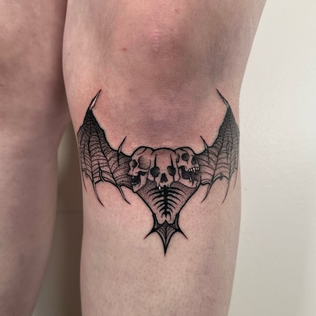 Tattoo by @brookxyn โ blackwork, illustrative