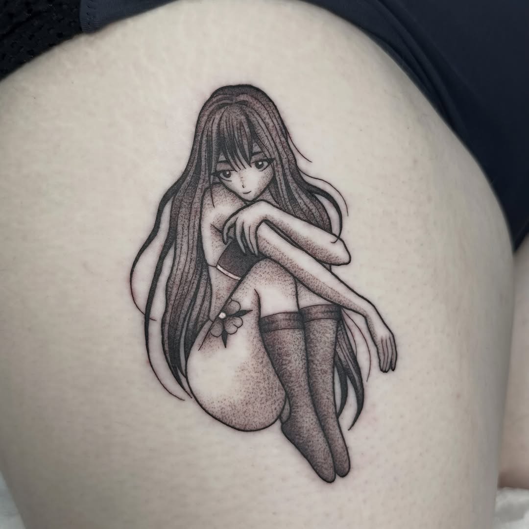 Tattoo by @brookxyn โ illustrative, dotwork