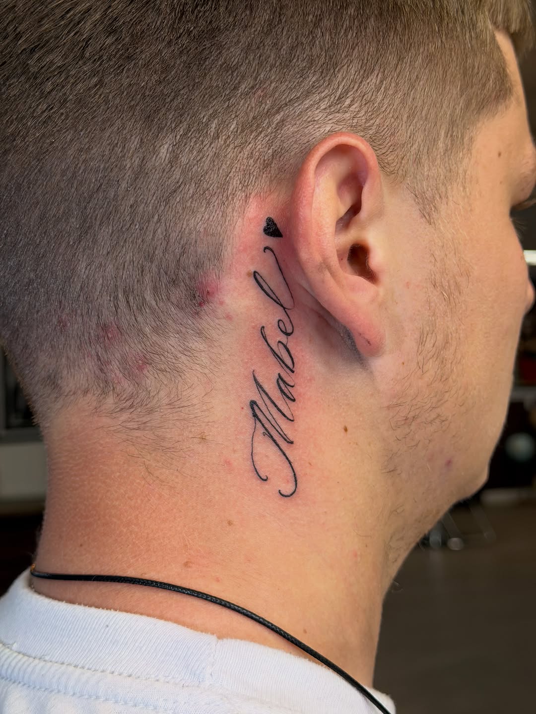 Tattoo by @josh_etch_tattoo — lettering_script, fine_line
