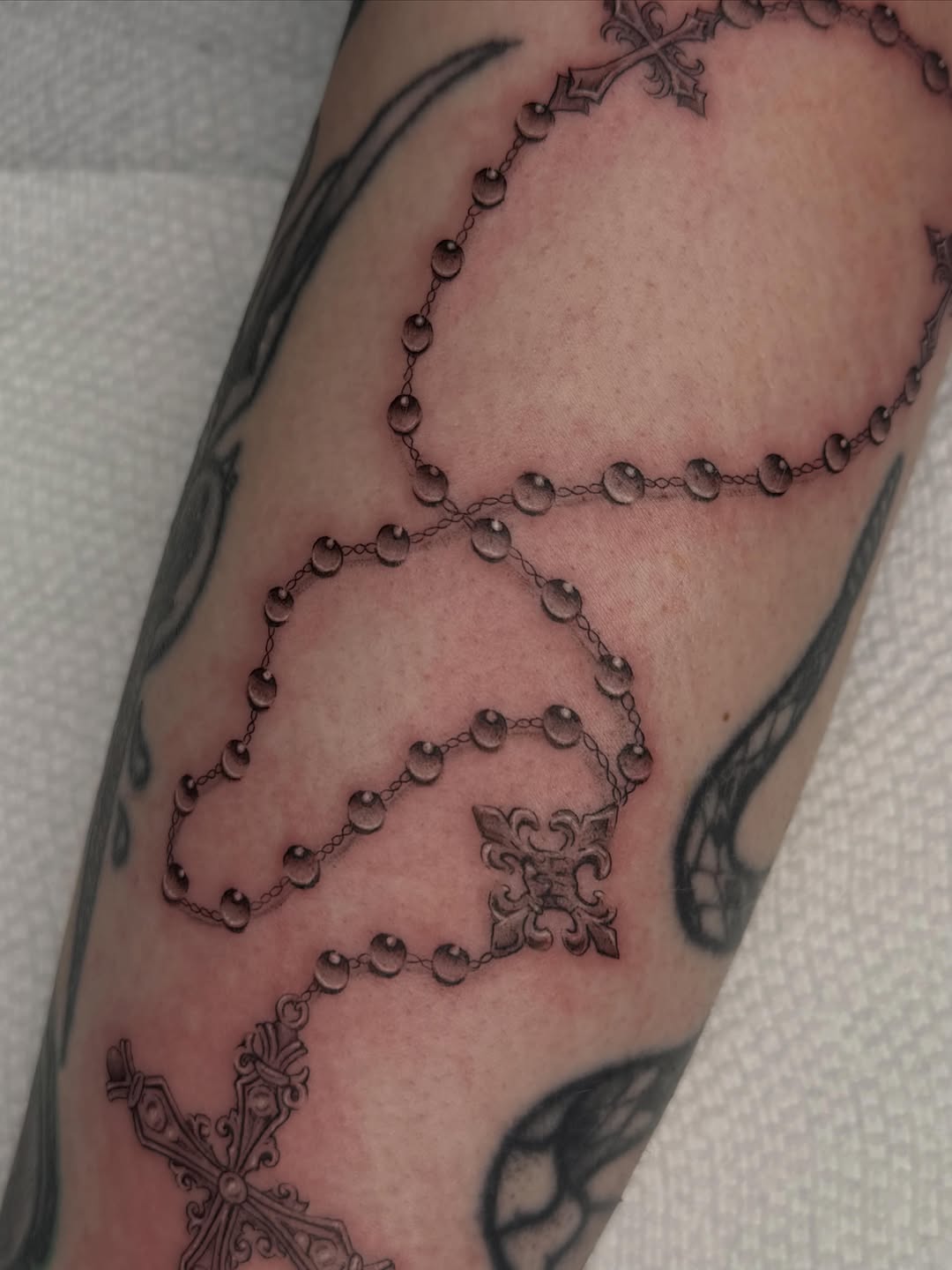 Tattoo by @midnight__mastermind — black_and_grey, ornamental