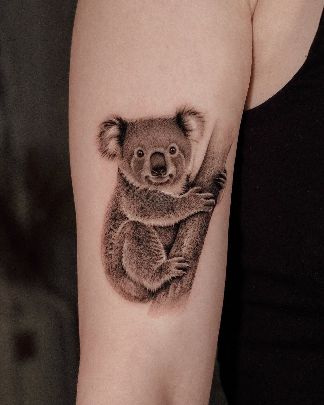 Tattoo by @dionne.tattoo โ realism, black_and_grey