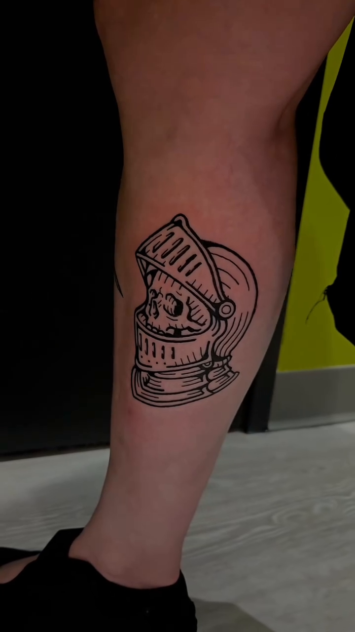 Tattoo by @ashleyblyght — illustrative, blackwork
