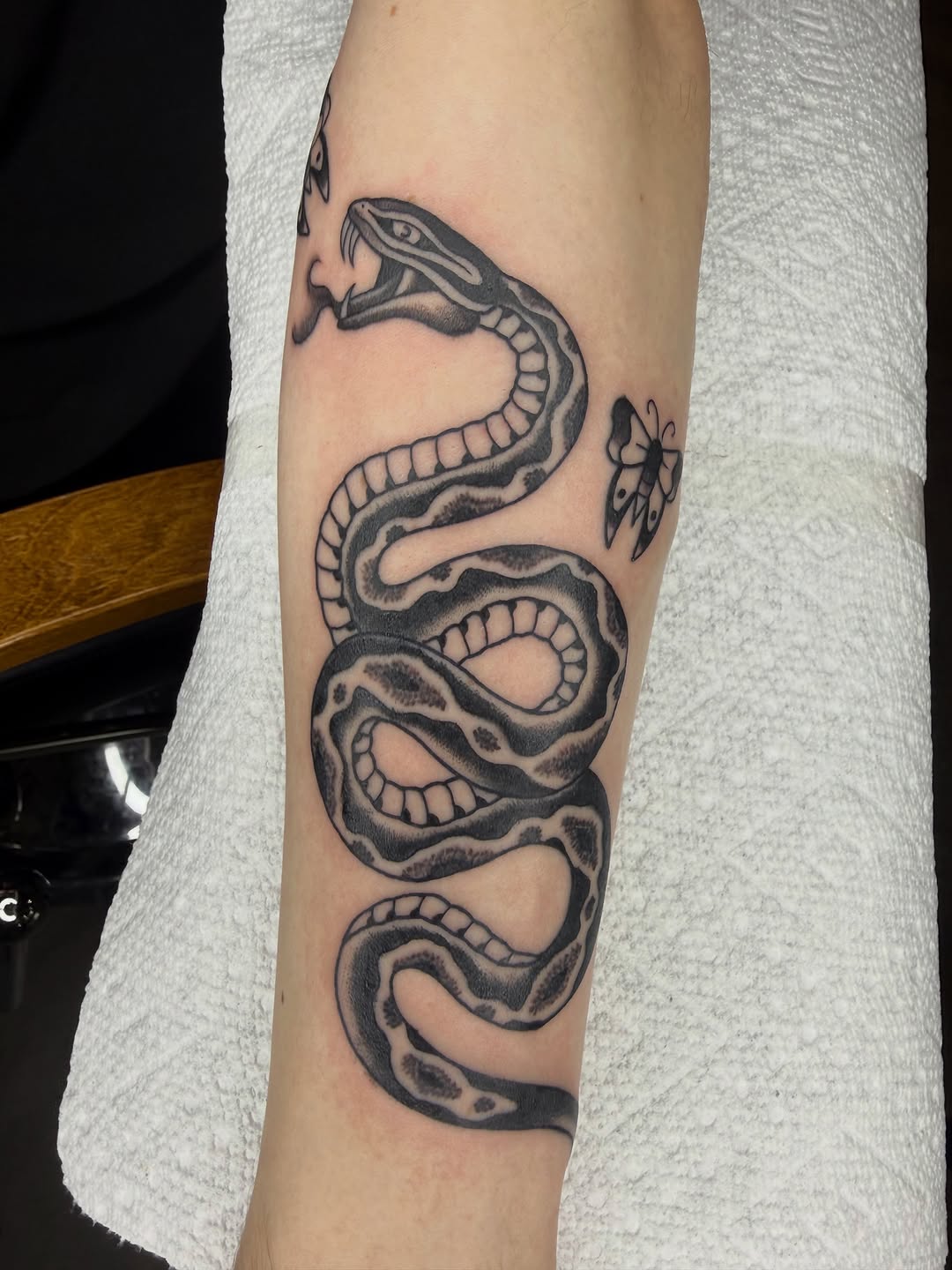 Tattoo by @chrisskon — american_traditional, black_and_grey