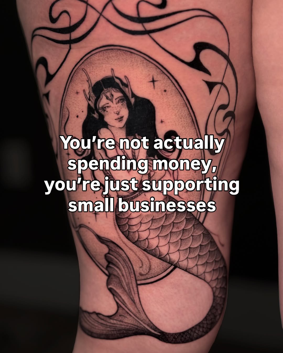 Tattoo by @livingsticker — black_and_grey, illustrative