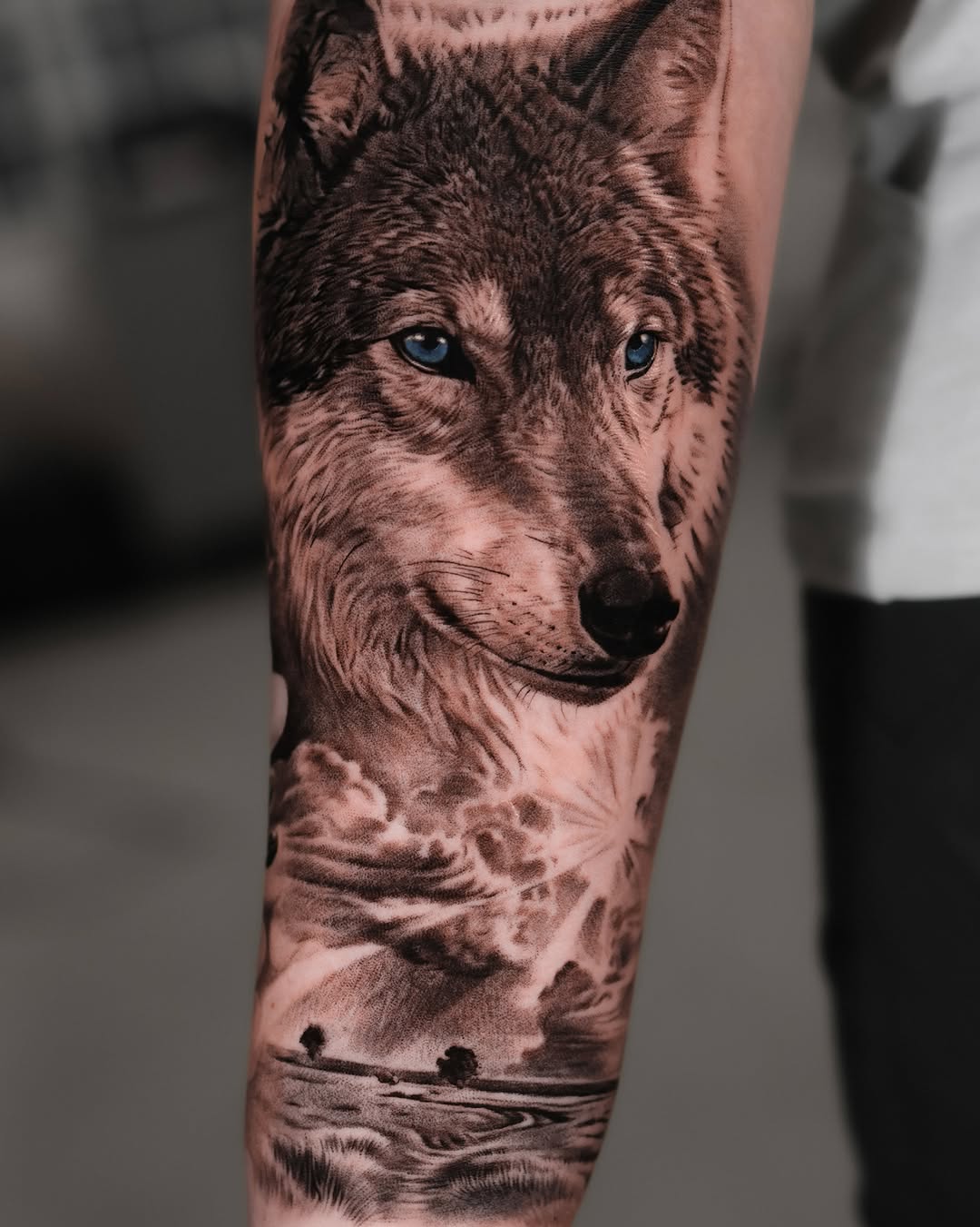 Tattoo by @hoa._.tattoo — realism, black_and_grey