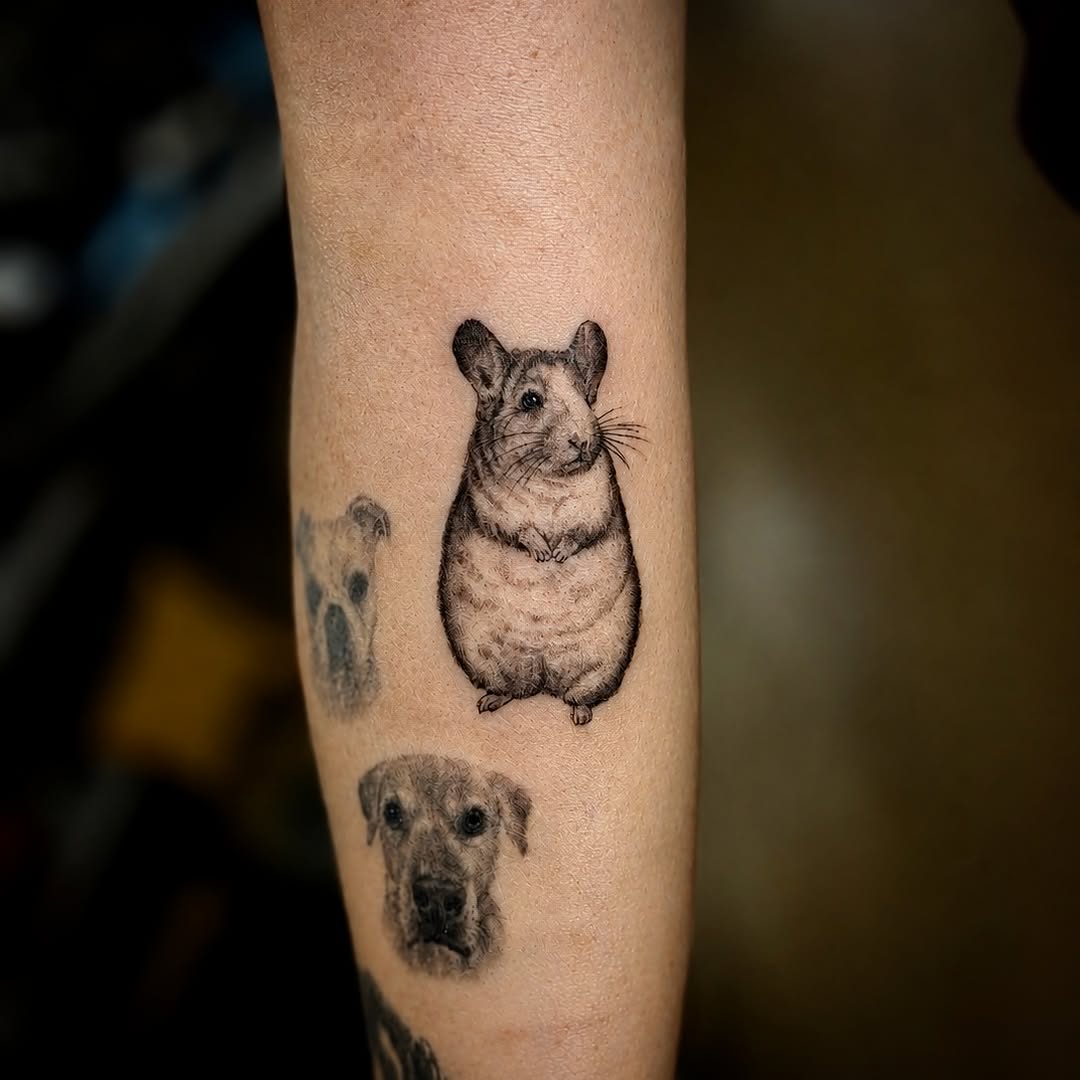 Tattoo by @dasom_real — realism, black_and_grey