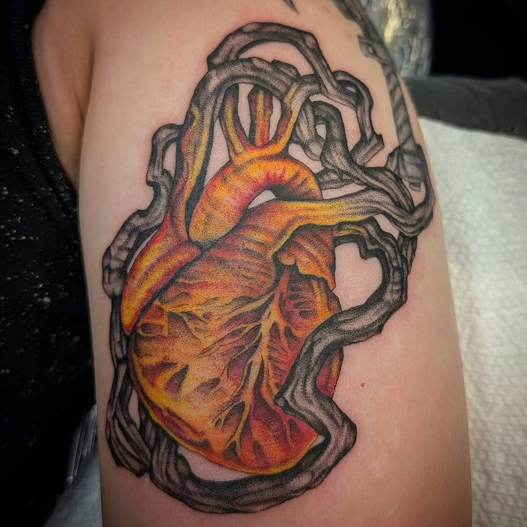 Tattoo by @kenzie_the_barbarian — realism, black_and_grey