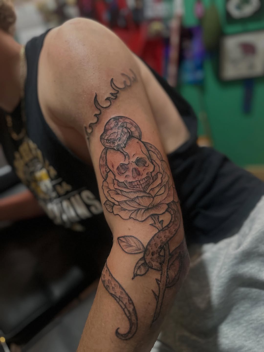 Tattoo by @highly_carver — black_and_grey, realism