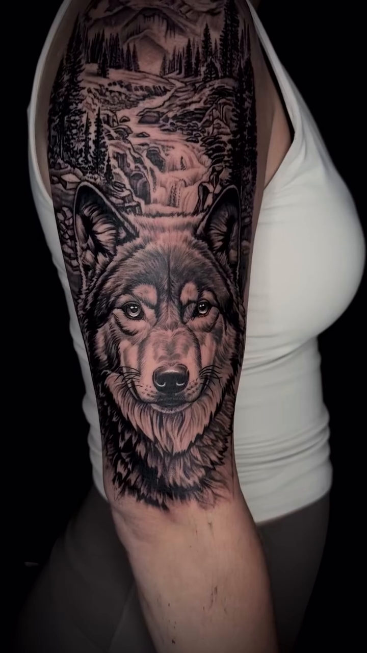 Tattoo by @orvilletattoo — realism, black_and_grey