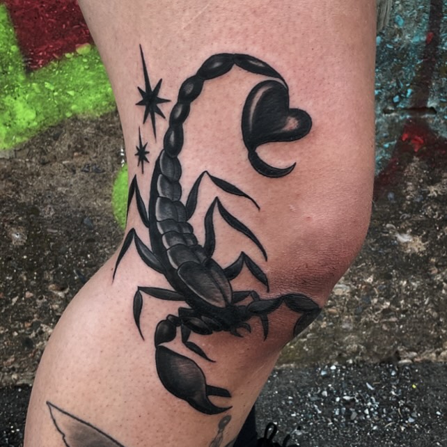 Tattoo by @stefany.m.p — blackwork, illustrative