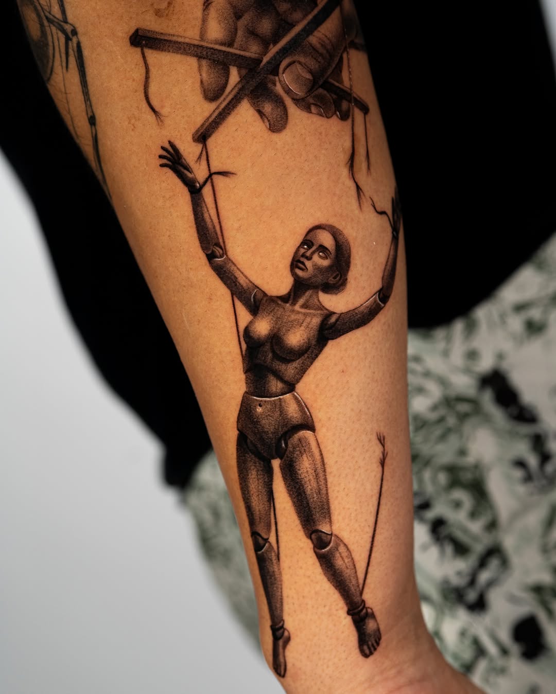 Tattoo by @jonlaflore — realism, black_and_grey