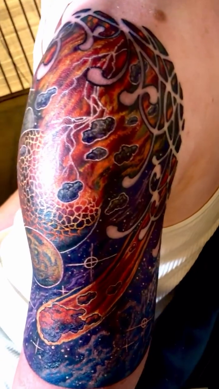 Tattoo by @patrickdelvar — illustrative, realism
