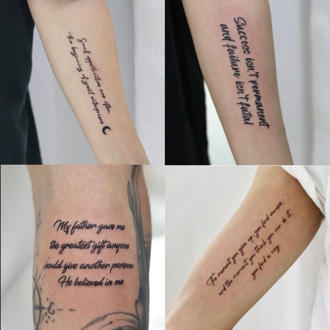 Tattoo by @yeonjae_tattoo — lettering_script, fine_line