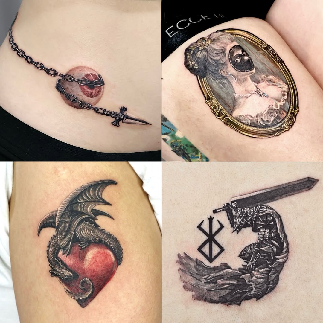 Tattoo by @yeonjae_tattoo — realism, black_and_grey