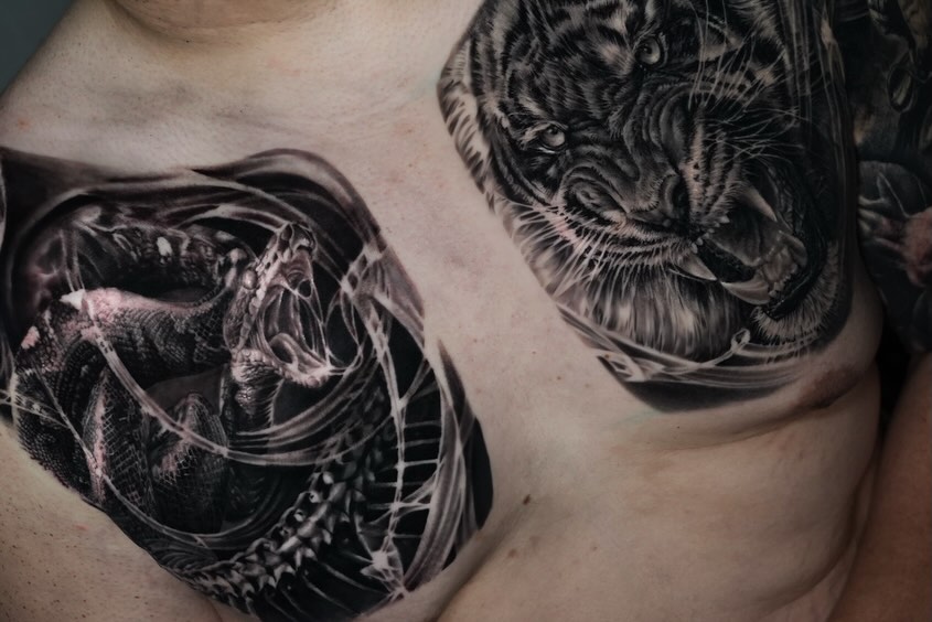 Tattoo by @tattooist_pitasso — realism, dark_realism