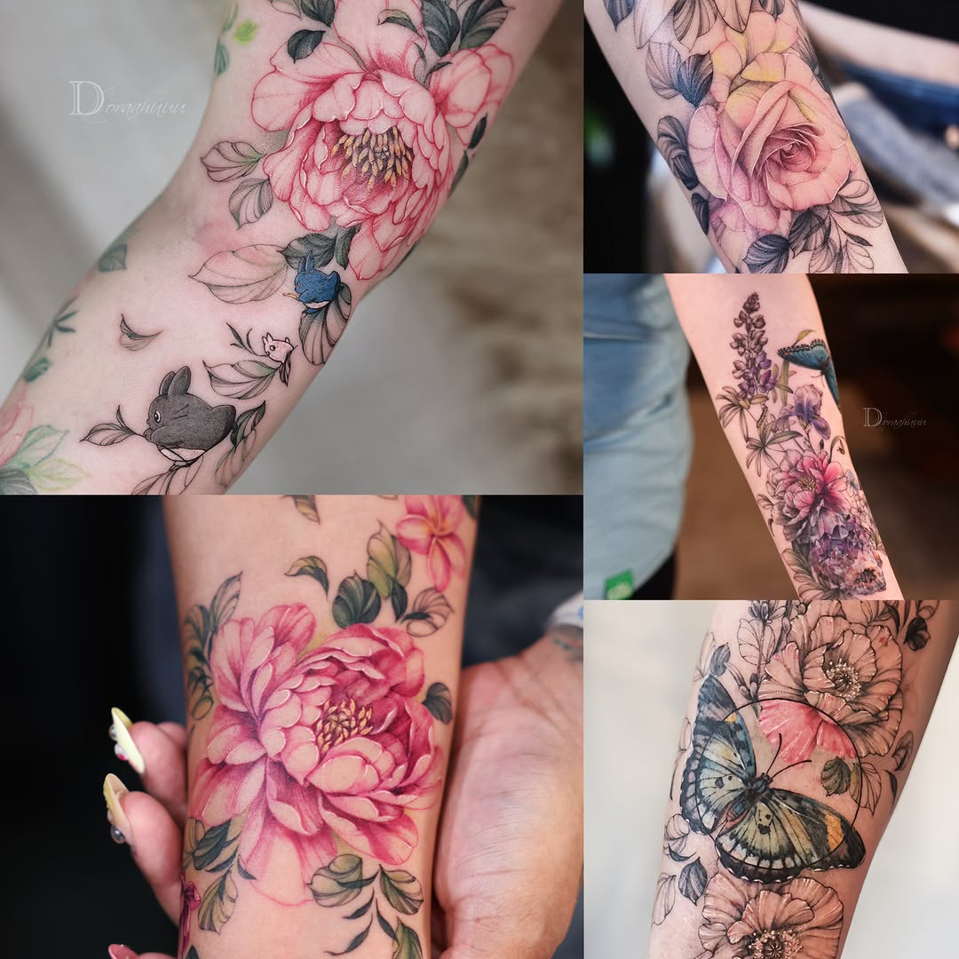 Tattoo by @doraahuuu.art — realism, illustrative