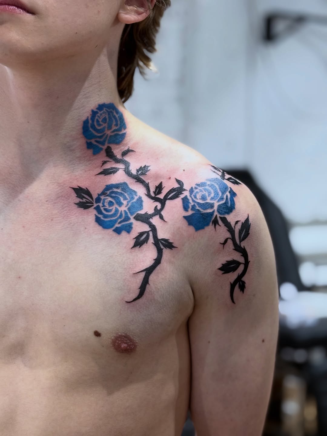 Tattoo by @tattooist_aleksa — blackwork, fine_line