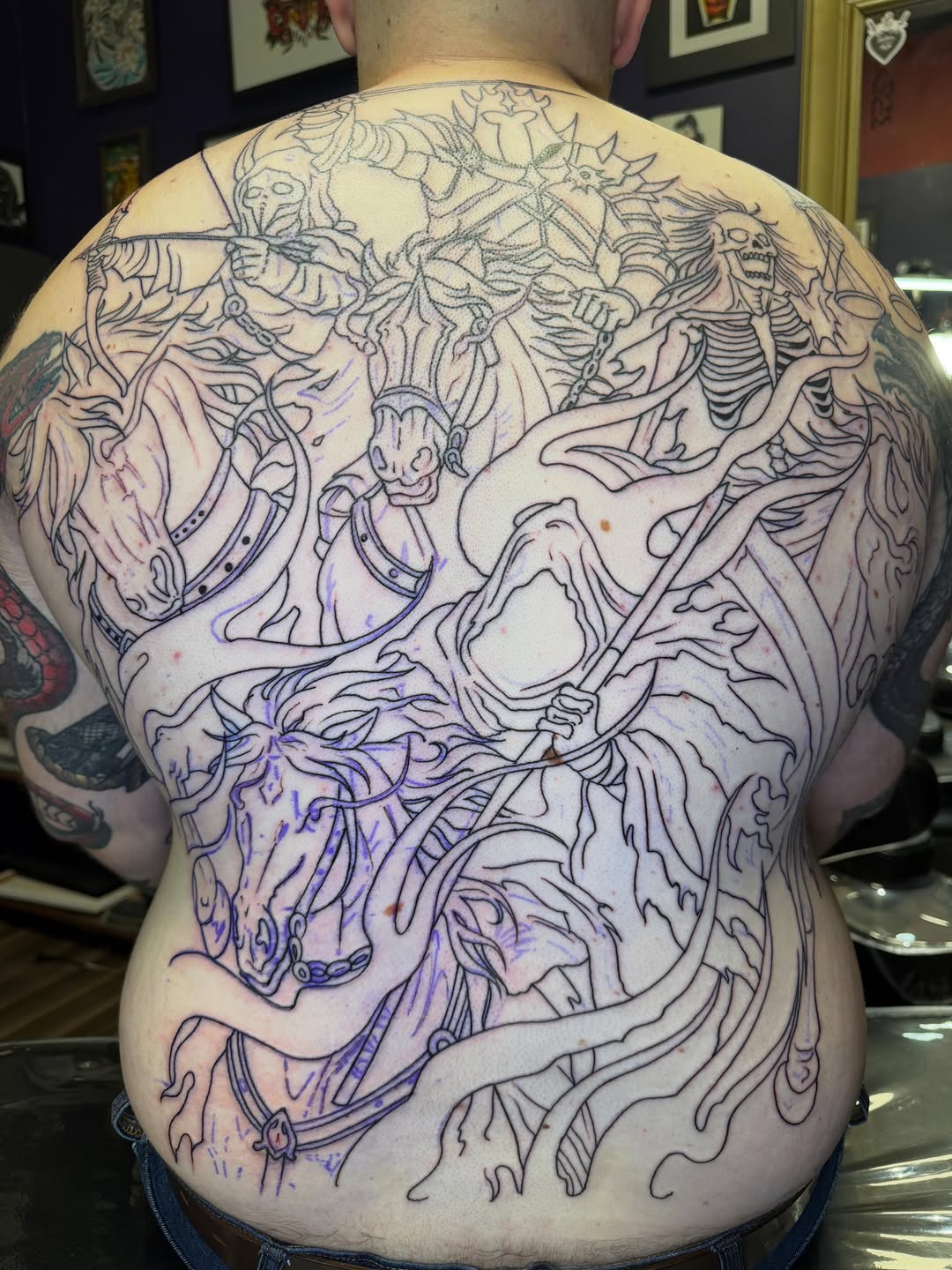 Tattoo by @mctatty — blackwork, dark_realism