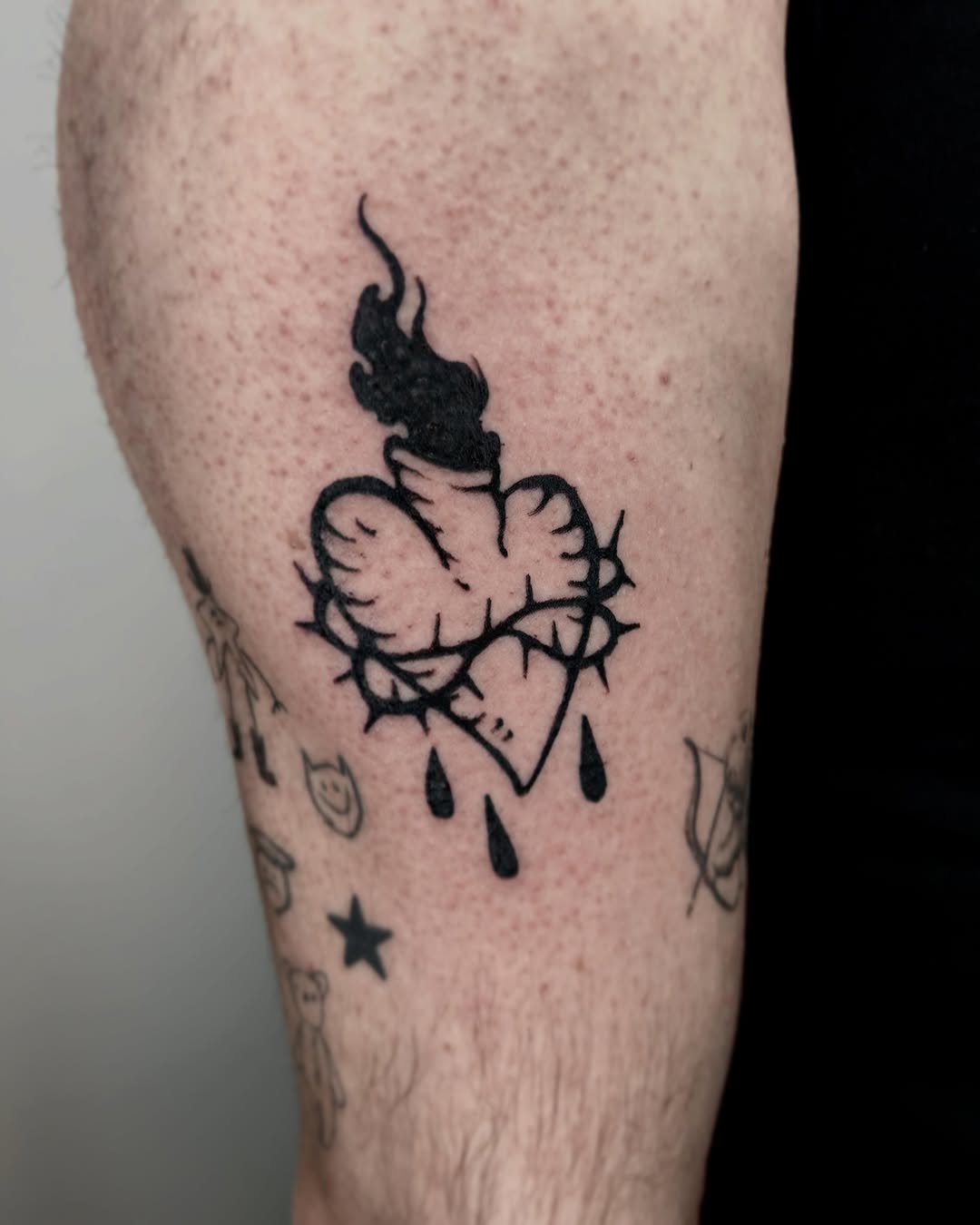 Tattoo by @da.voide_tattoo — blackwork