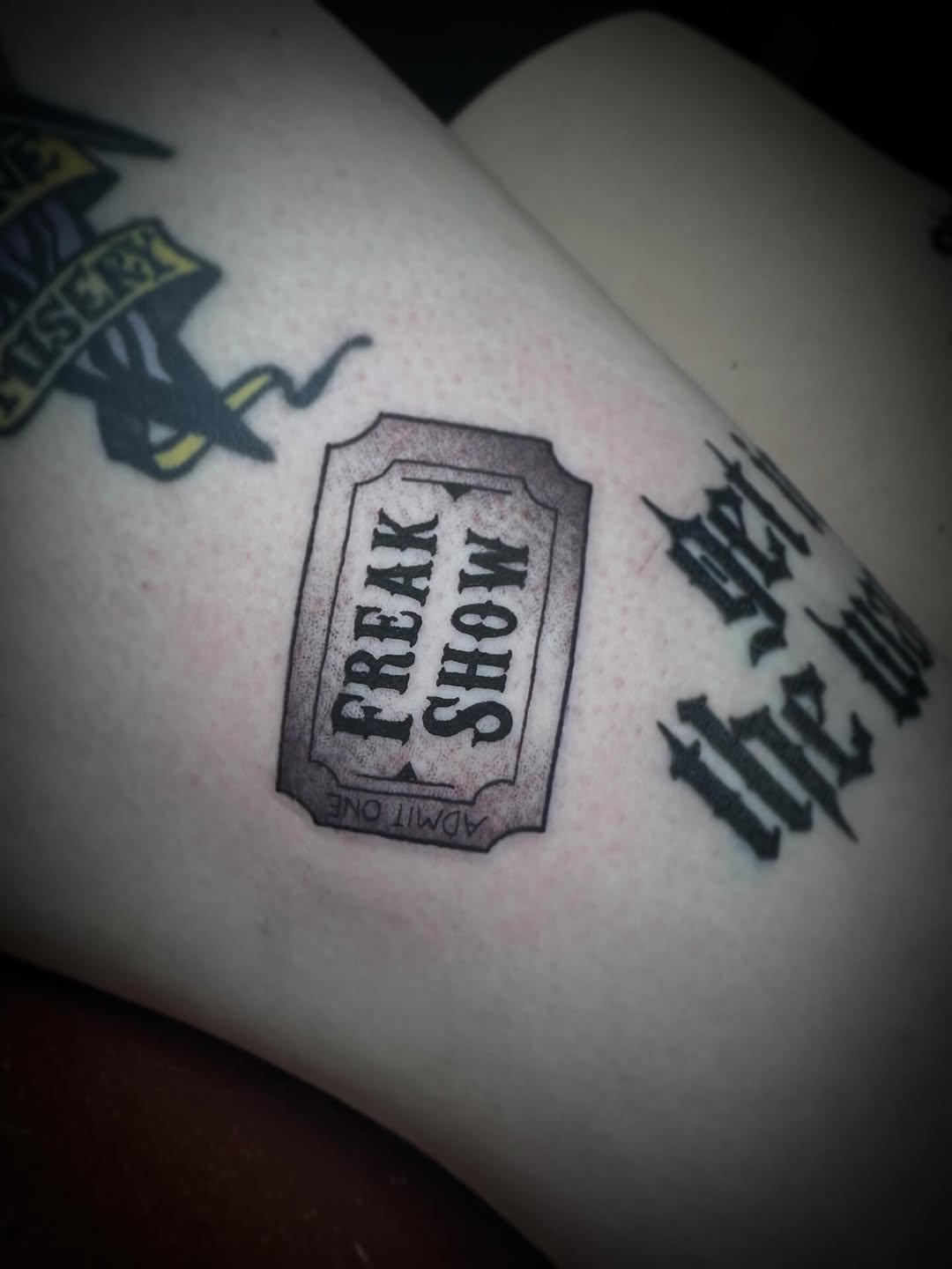 Tattoo by @kelseamccree — illustrative, lettering_script