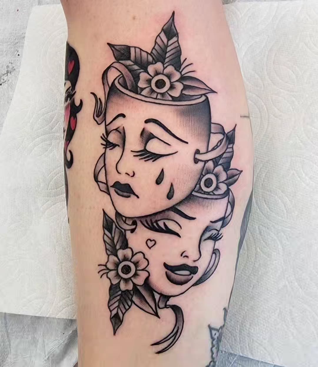 Tattoo by @tattooschmutz โ american_traditional, illustrative