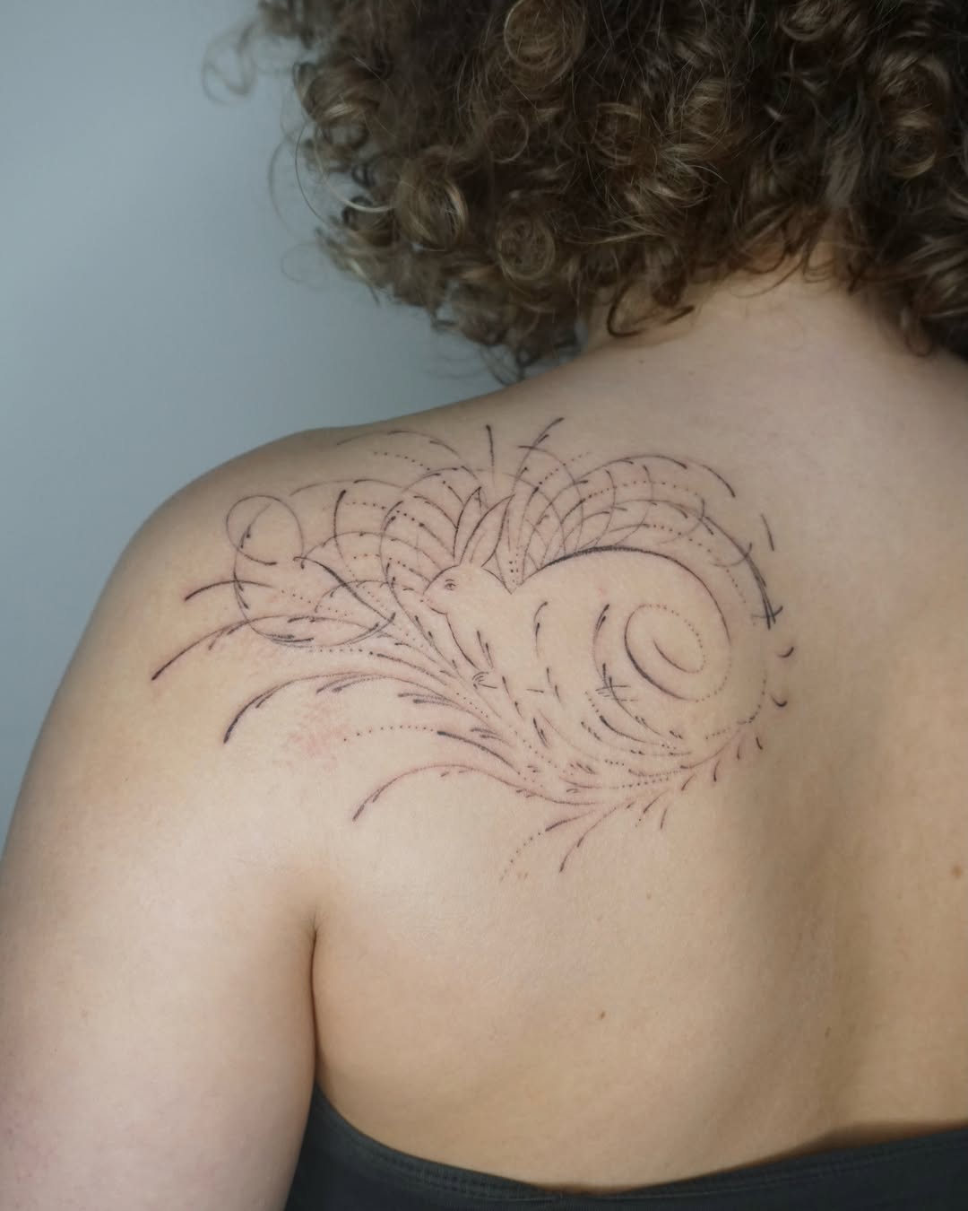 Tattoo by @texturemapping_ — fine_line, dotwork