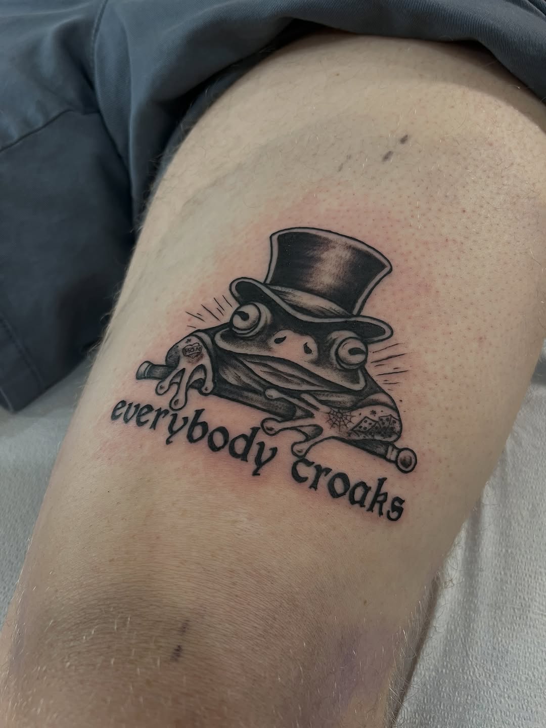 Tattoo by @autumnzilla — black_and_grey, lettering_script
