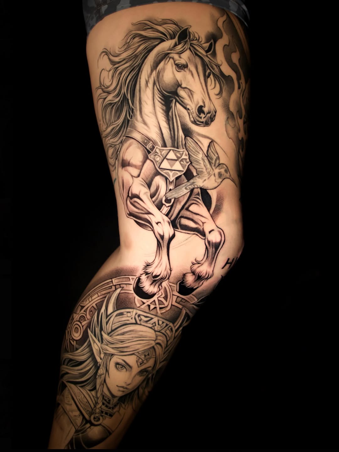 Tattoo by @marklemaytattoos_ โ realism, black_and_grey