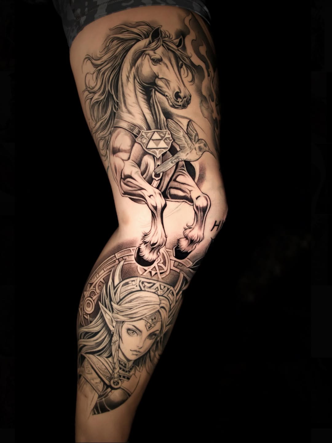 Tattoo by @marklemaytattoos_ โ realism, black_and_grey