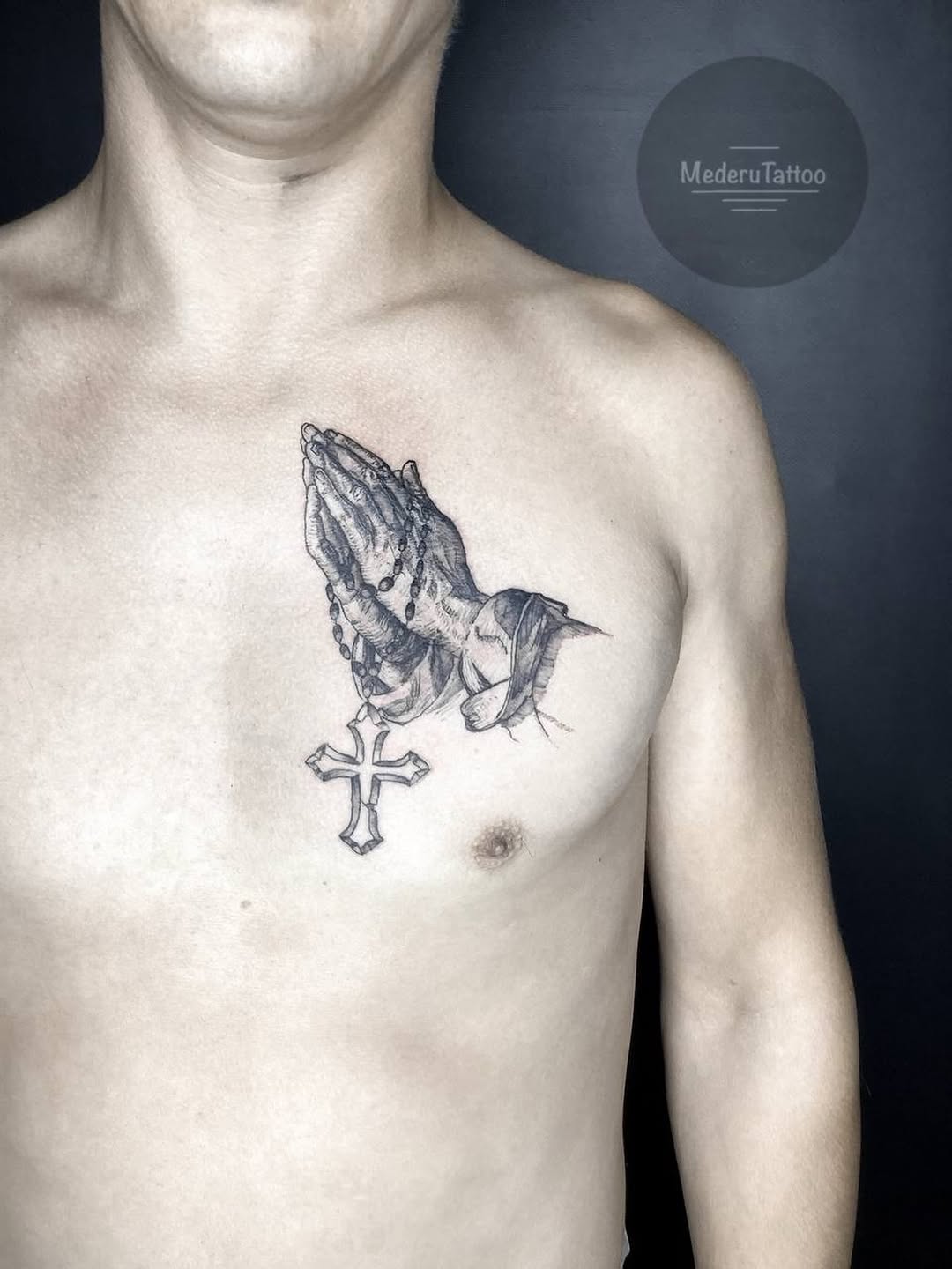 Tattoo by @alekseymolyarenko — black_and_grey, realism