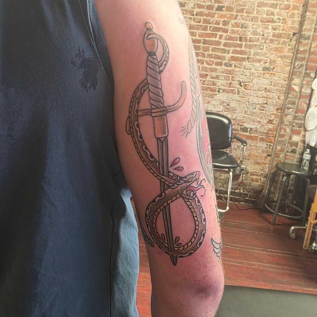 Tattoo work at Inkin' the Coast Tattoo Festival 2026