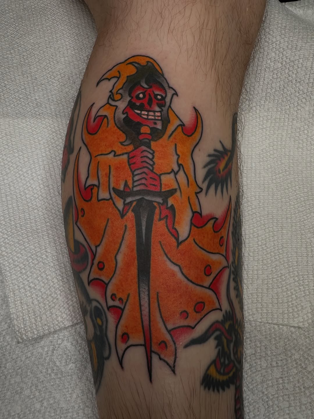 Tattoo by @sean.foxthorn.tattoo — american_traditional, illustrative