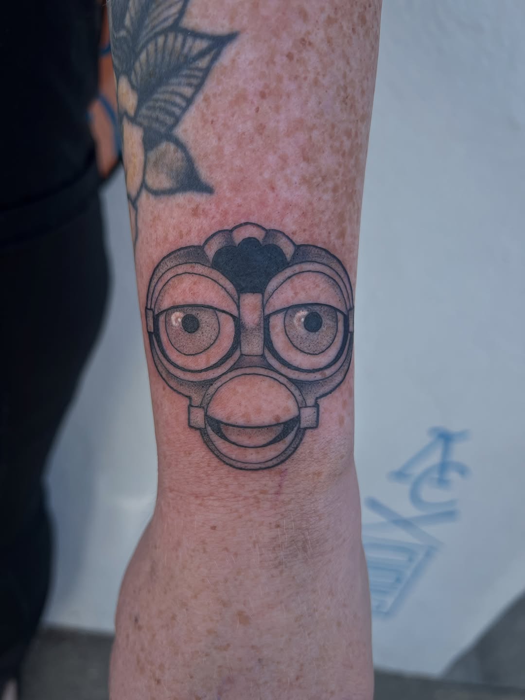Tattoo by @owenmakesart — illustrative, black_and_grey
