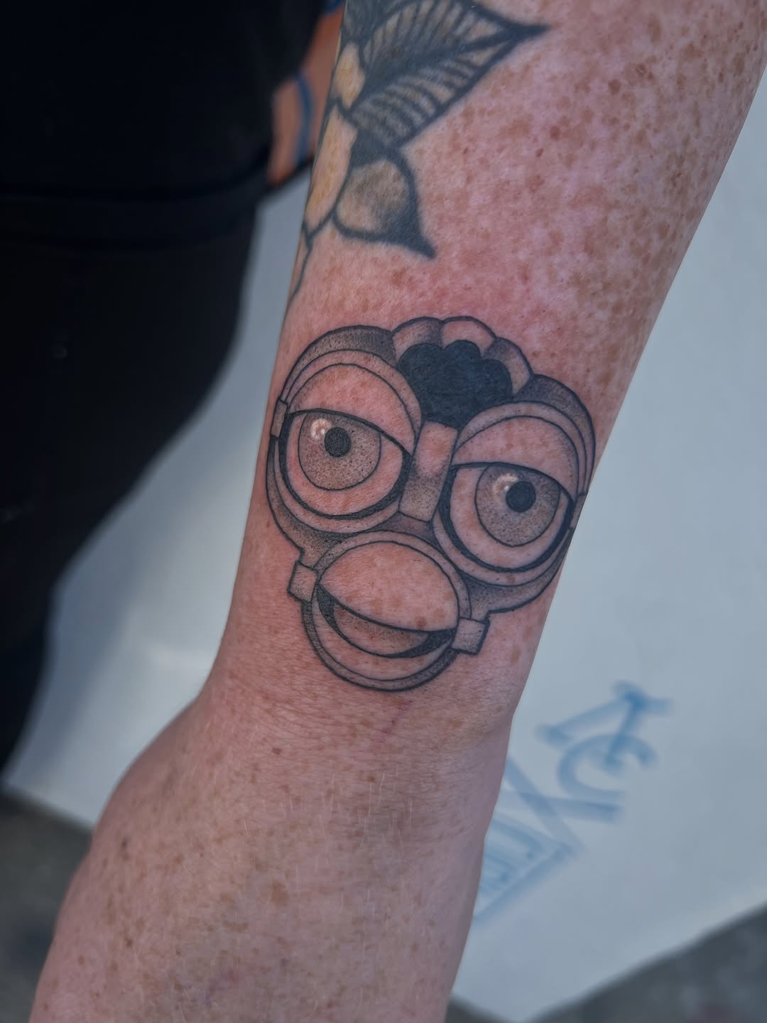 Tattoo by @owenmakesart — illustrative, black_and_grey