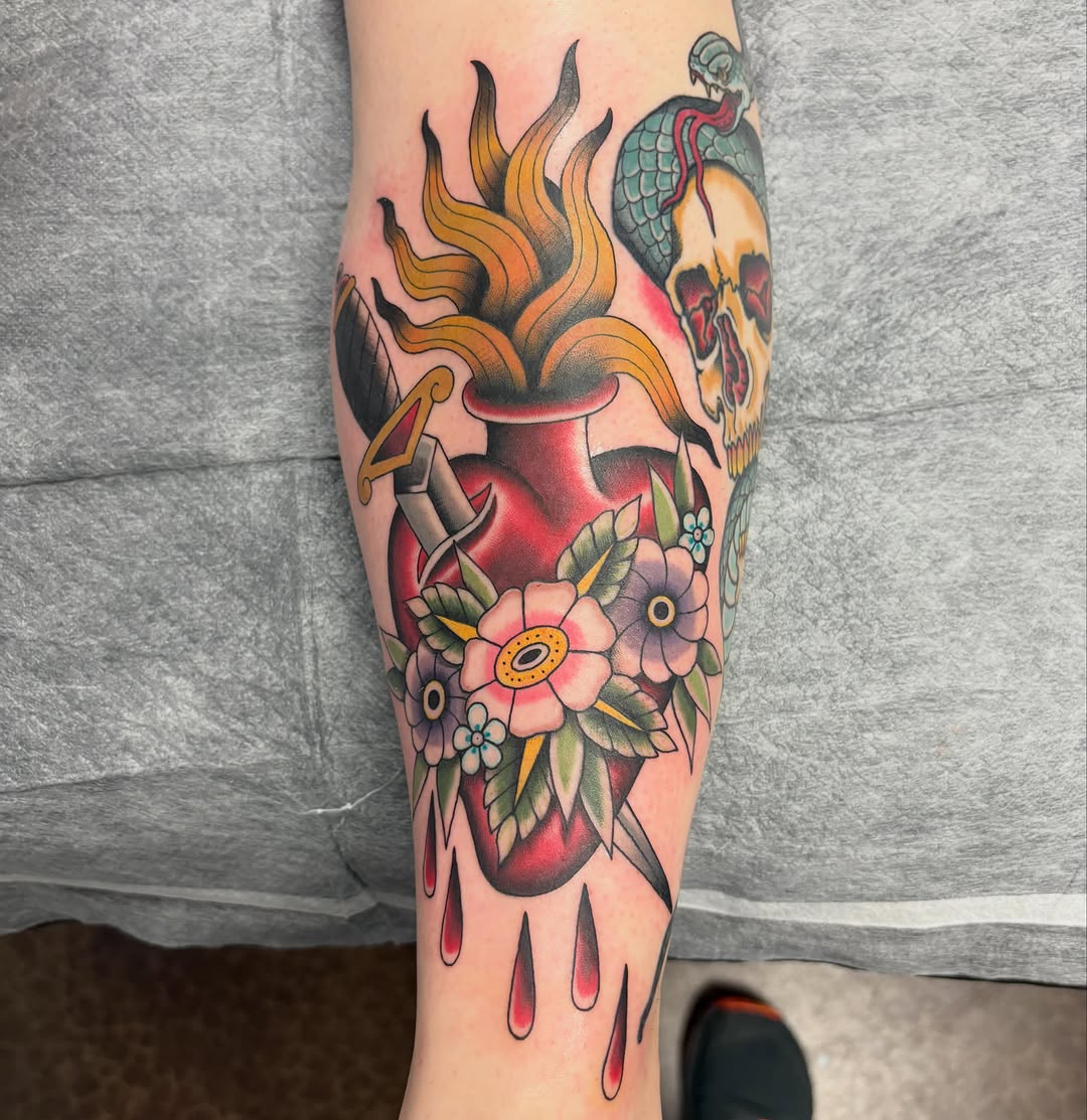 Tattoo by @jakobristau — american_traditional, illustrative